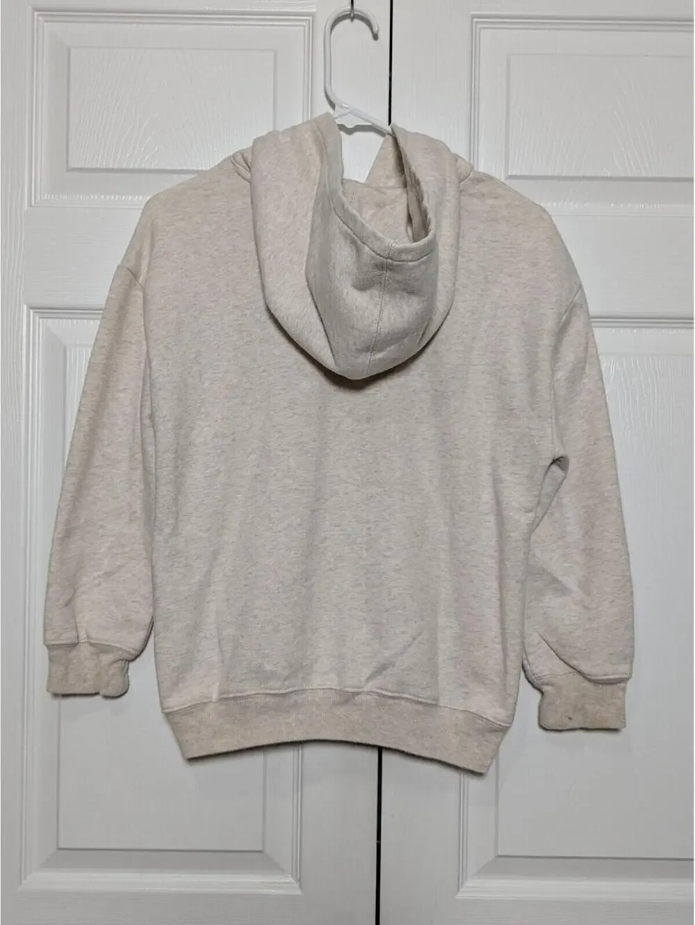Disney Gap Teen Hoodie, Mickey Mouse, Oatmeal, Cotton Blend, Size 8